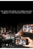 Taşınabilir  Projektör 1280 * 720P Ev Sineması Bluetooth Android 11 Akıllı Projeksiyon Wifi - 3