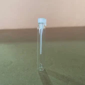 3 ml Çubuklu Şişe Plastik Tıpalı  , 3 cc Koku Esans Şişesi , Gülyağı Şişesi x 20 Adet thumbnail 1