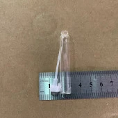 3 ml Çubuklu Şişe Plastik Tıpalı  , 3 cc Koku Esans Şişesi , Gülyağı Şişesi x 20 Adet thumbnail 4