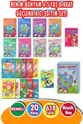 Benim Dünyam 4-5 Yaş Dikkat Güçlendirici Eğitim Seti - 20 Kitap - 1