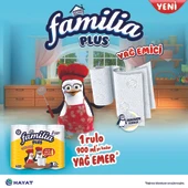 Familia Plus Yağ Emici Kağıt Havlu 24 Rulo (6 Rulo x 4 Paket) - 3