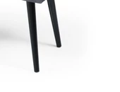 Mutfak Bank Bench Oturma Markiz 95cm Gri/Antrasit Kumaş - 3