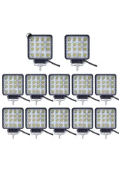 12 Adet 16 Ledli Off Road Sis Farı Çalışma Lambası 12 Volt - 2