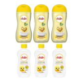 DALİN BEBEK ŞAMPUANI KLASİK 200 ML 3 ADET + DALİN BEBEK YAĞI 200 ML 3 ADET - 1