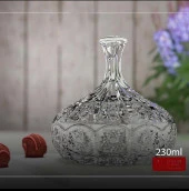 Bohemia Kapaklı Cam Şekerlik Lokumluk İkramlık Drajelik 230 Ml - 1