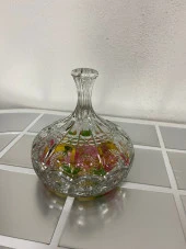 Bohemia Kapaklı Cam Şekerlik Lokumluk İkramlık Drajelik 230 Ml - 3