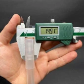 Buzlu Cam Kalem Parfüm Şişesi Kapaklı Spreyli  8 Ml , Cep Parfüm Şişesi 8 cc  x 6 Adet - 4