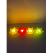 4'lü Gül Mum Gece Lambası - 3