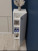 1 Kapaklı Çok Amaçlı Beyaz Renk Dolap - 3