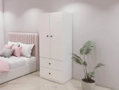 2 Kapaklı 2 çekmeceli Gardırop - 5