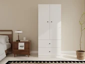 2 Kapaklı 2 çekmeceli Gardırop thumbnail 1