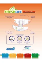 FRESHLİFE Belbantlı Hasta Bezi Islaklık Göstergeli Medium 30 Adet - 1