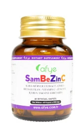 AFYE Sambezinc Takviye Edici Gıda 60 Bitkisel Kapsül - 1