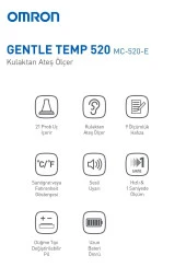 OMRON Gentle Temp 520 Kulaktan Ateş Ölçer - 4