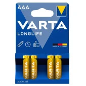 Varta Longlife AAA 4103 Kalem Pil 4 lü Paket - 1