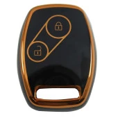 HONDA Civic 2003-2011 Arası Modeller için 2 Buton Siyah Oto Anahtar Kumanda Kabı Kılıfı Oto Anahtarlık - 1