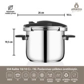 Enio Plus 10 LT Matik Düdüklü Tencere - 2