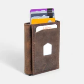 Lederax Vintage Crazy Deri Mekanizmalı Kartlık Cüzdan LD490 thumbnail 1