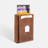 Lederax Vintage Crazy Deri Mekanizmalı Kartlık Cüzdan LD490 thumbnail 5