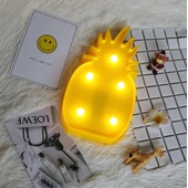 Led Işıklı Ananas Gece Lambası Dekoratif Led Aydınlatma - 4