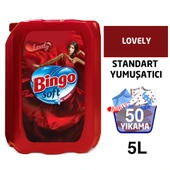 "Dev Ekonomi Paketi ; Bingo Matik 9 kg Sık Yıkananlar + Bingo Soft 5 ltLovely + Bingo Fresh 2,5 lt Lovely +  Bingo Oksijen Çam" - 4