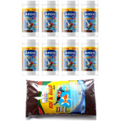 Amore Goldy Mix Granules 8x125ml Kutu, Lotus Koi Gold Fish Kajero 860gr Poşet Japon Balığı Yemi - 1
