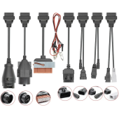 8 Parça Binek Araç Kablo Seti (UNİVERSAL OBD2) Delphi, Autocom, Wurth, Launch Uyumlu - 1