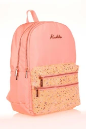 Kaukko Magic Dreams Sırt Çantası Taşlı Pullu Somon K1731 thumbnail 4