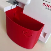 Singer Overlok Makinası Çöp Kutusu XL Kırmızı - 1
