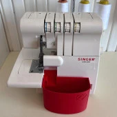 Singer Overlok Makinası Çöp Kutusu XL Kırmızı - 2