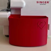 Singer Overlok Makinası Çöp Kutusu XL Kırmızı - 3