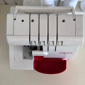 Singer Overlok Makinası Çöp Kutusu XL Kırmızı - 6