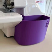 Singer Overlok Makinası Çöp Kutusu XL Mor - 8