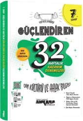 7. Sınıf Din Kültürü ve Ahlak Bilgisi Güçlendiren 32 Haftalık Kazanım Denemeleri Ankara Yayıncılık - 1