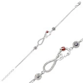 925 Ayar Gümüş Sonsuzluk Love Bileklik - 1