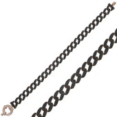 925 Ayar Gümüş Siyah Taşlı Gurmet Bileklik - 1