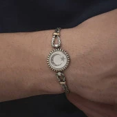 925 Ayar Gümüş Ay Yıldız Erkek Bileklik - 1