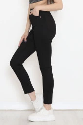 Dar Paça Likralı Kot Pantolon Siyah1 - 18221.1431. thumbnail 5