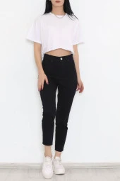 Boyfriend Kot Pantolon Siyah - 11917.1749. thumbnail 2