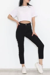 Boyfriend Kot Pantolon Siyah - 11917.1749. thumbnail 4