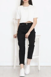 Boyfriend Kot Pantolon Siyah3 - 8756.1431. thumbnail 4