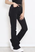 İspanyol Paça Kot Pantolon Füme4 - 11878.1431. - 5