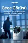 Xenon Smart Akıllı Wifi Kamera, Gece Görüşlü İç Mekan Kamerası, PTZ Yön Kontrol, Hareket Ses Algılama thumbnail 3
