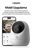 Xenon Smart Akıllı Wifi Kamera, Gece Görüşlü İç Mekan Kamerası, PTZ Yön Kontrol, Hareket Ses Algılama thumbnail 4