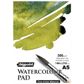 Bigpoint A5 Suluboya Blok 300 Gram - 25 Yaprak (Watercolour Pad) x 3 Adet - 1