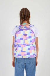 Kaukko Rainbow Sırt Çantası Square Puple K1753 thumbnail 1