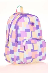 Kaukko Rainbow Sırt Çantası Square Puple K1753 thumbnail 4