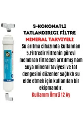 Kapalı Kasa Su Arıtma Cihazı Filtresi 5 Li Set Lg Membran - 6