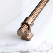 Hisar Bronz Renk Metal Kulp 160 mm-16 cm Mobilya Çekmece Dolap Mutfak Dolabı Kulpları Kulbu Kulpu thumbnail 6