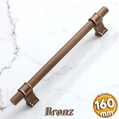 Hisar Bronz Renk Metal Kulp 160 mm-16 cm Mobilya Çekmece Dolap Mutfak Dolabı Kulpları Kulbu Kulpu thumbnail 1